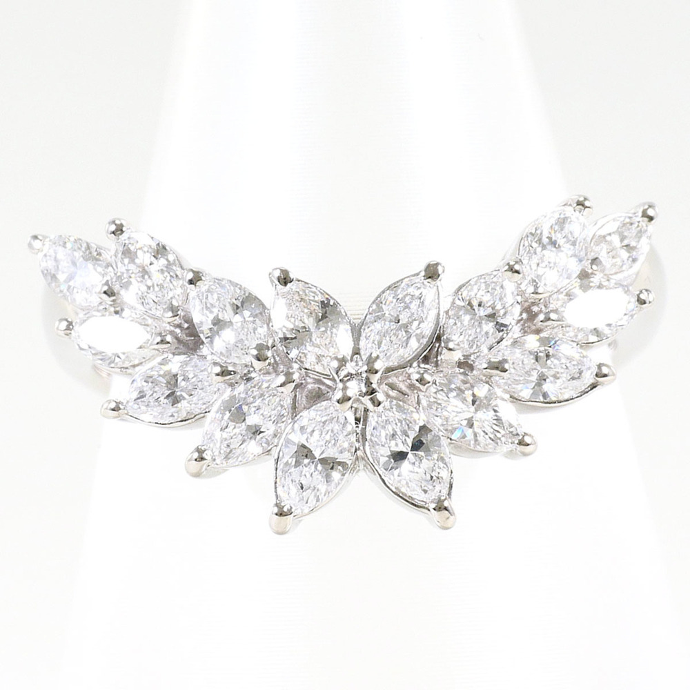 VINTAGE Silver Diamond Ring
